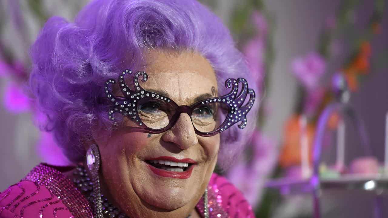 Take a look possums! Dame Edna's spectacles up for sale