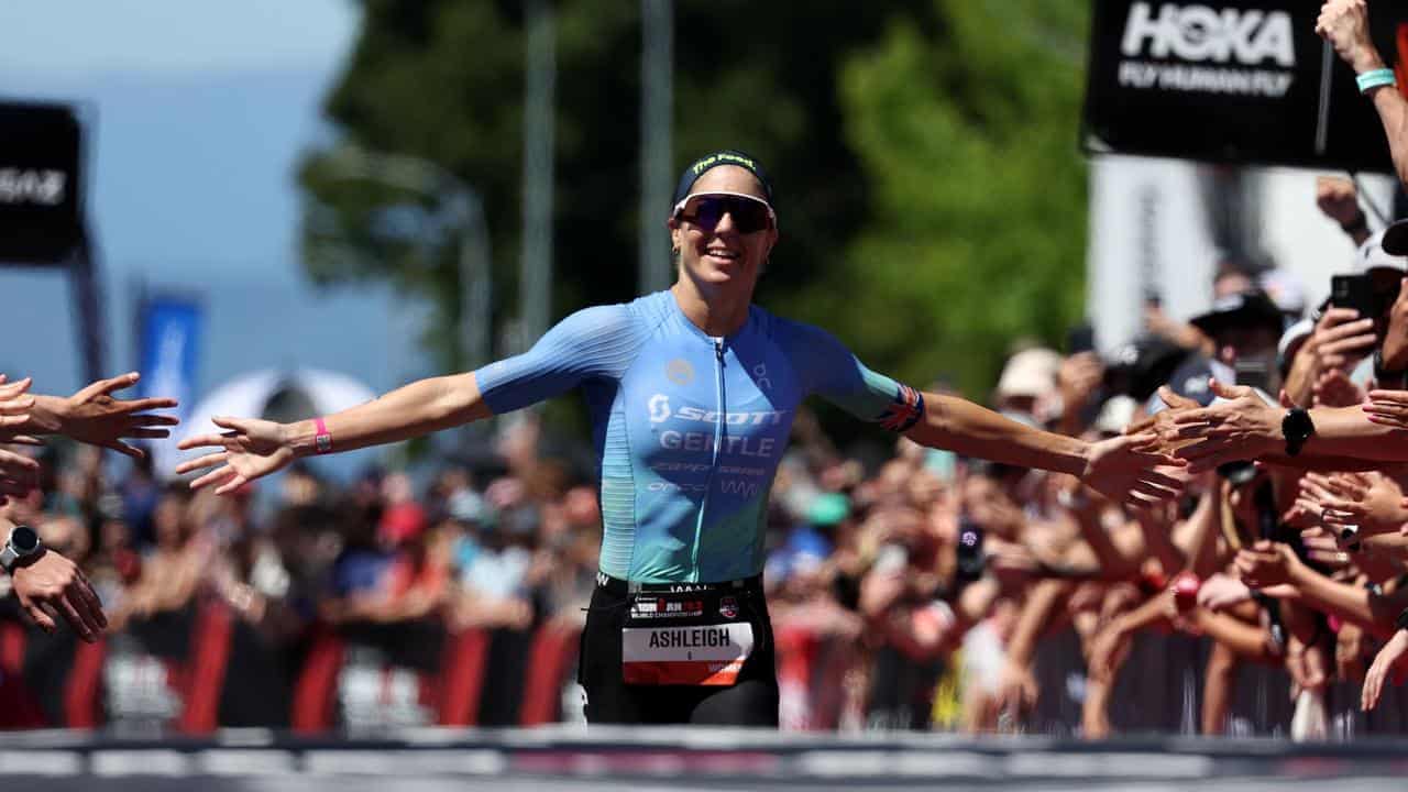 Ashleigh Gentle takes bronze at Ironman world champs