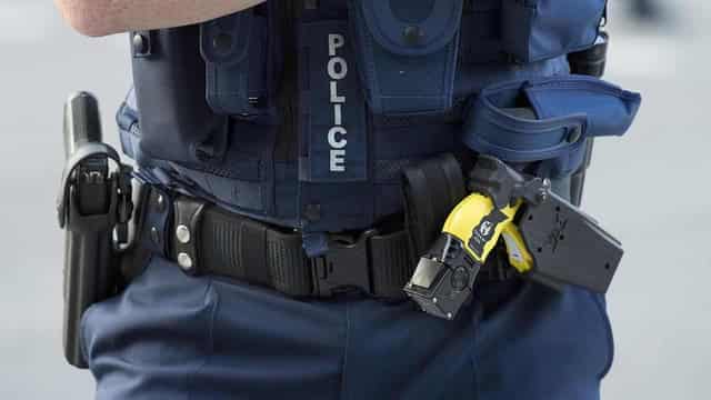 Knife-wielding man Tasered and shot by police