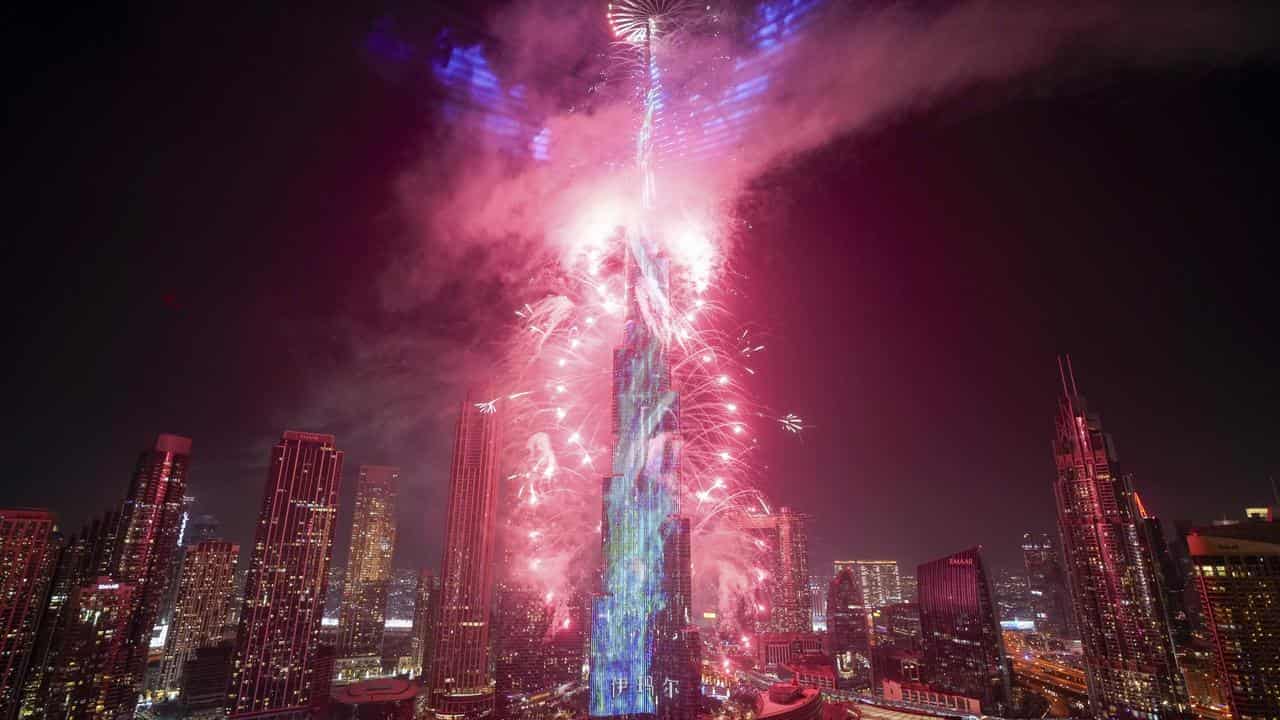 The world welcomes in 2025 with spectacular fireworks