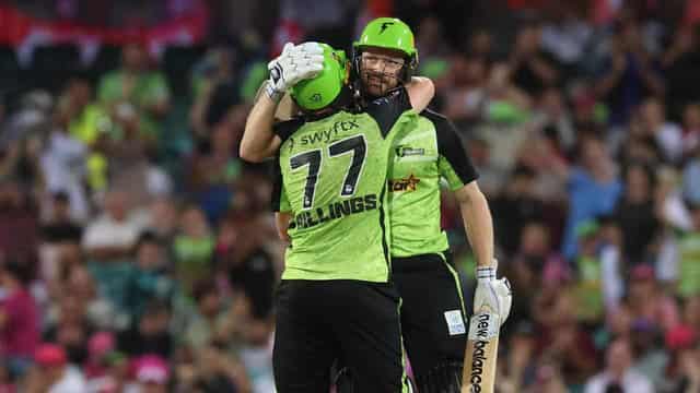 'We know': Thunder absorb bail drama to reach BBL final