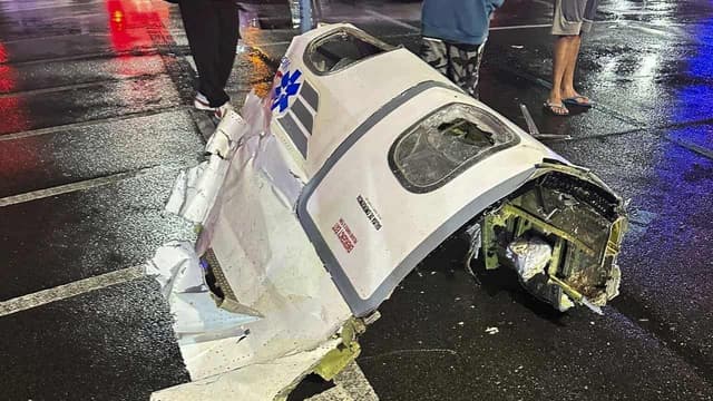 At least six feared dead as US medevac plane crashes