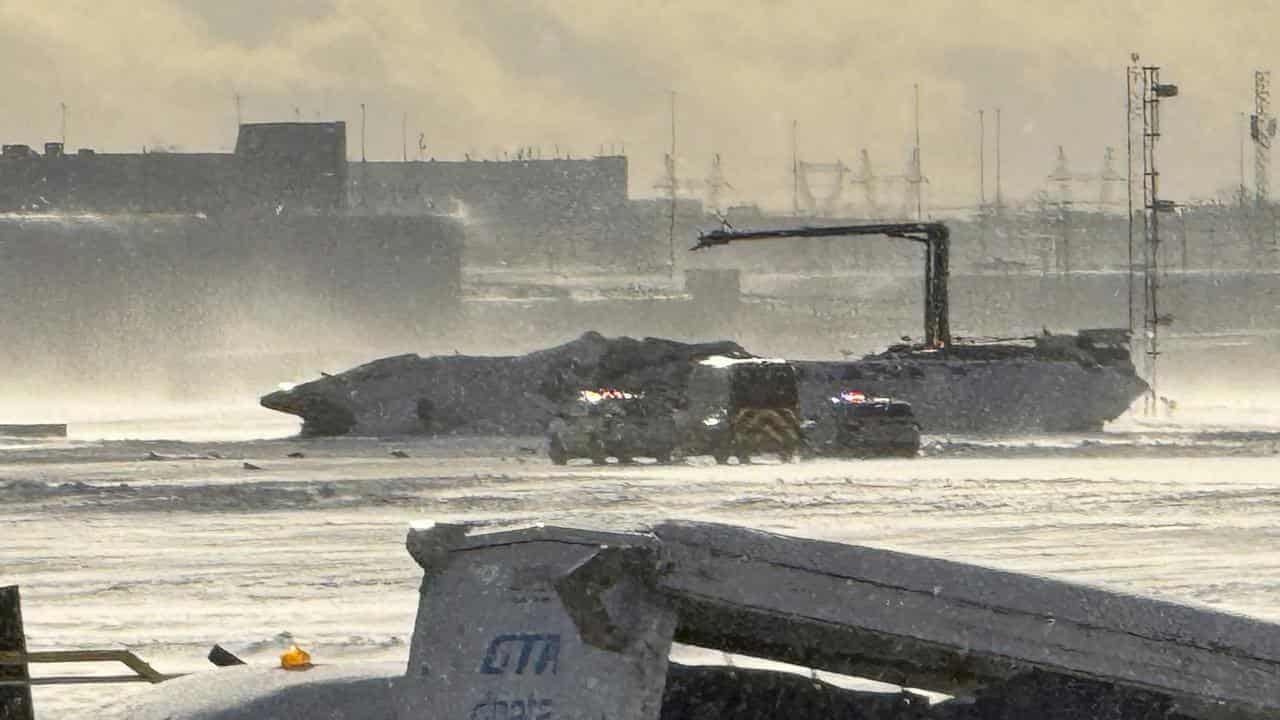 All on board survive after jet flips at Canada airport