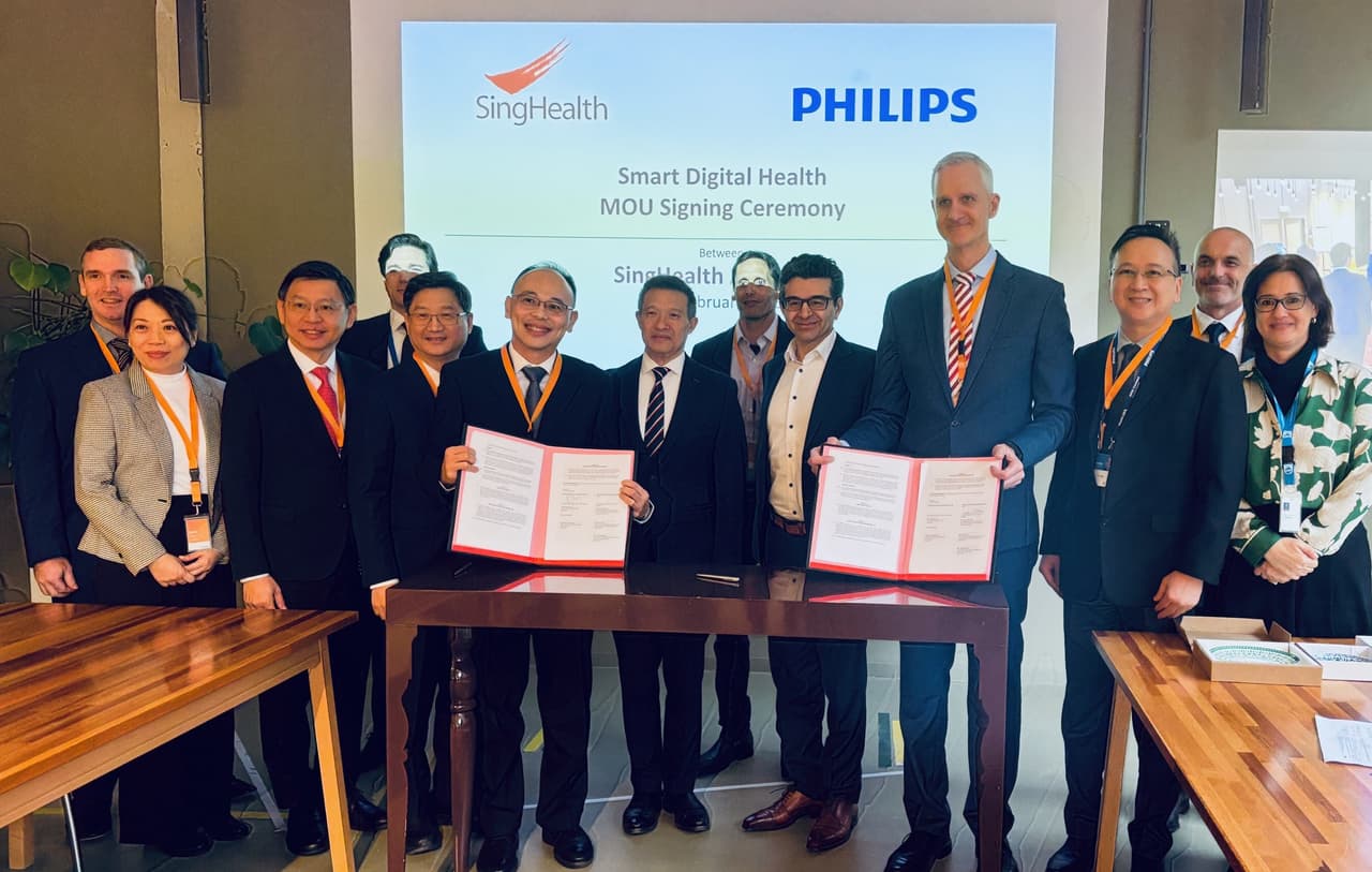 SingHealth and Philips sign MOU to advance digital-first healthcare to future-proof care delivery