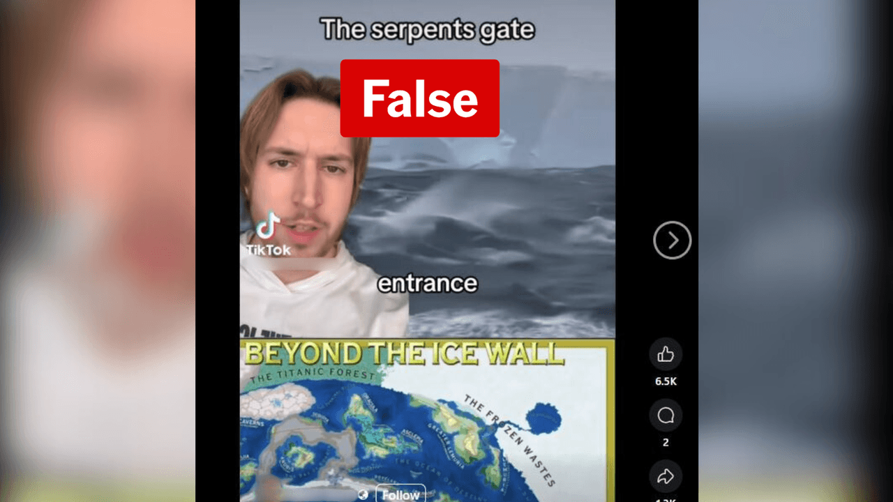 No, video doesn't show 'giant wave generator' in the Antarctic