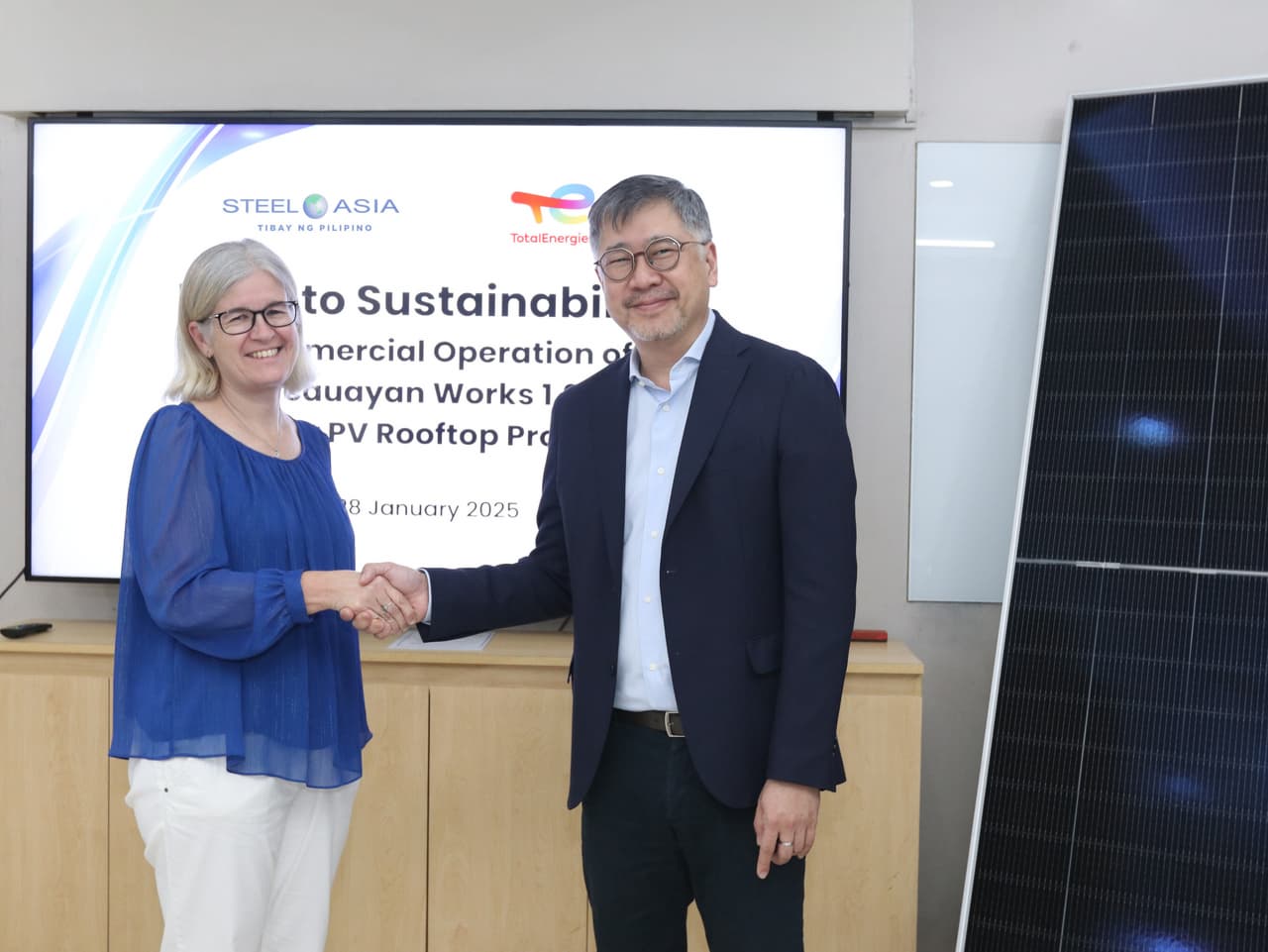 TotalEnergies ENEOS celebrates the commissioning of SteelAsia's first solar rooftop project