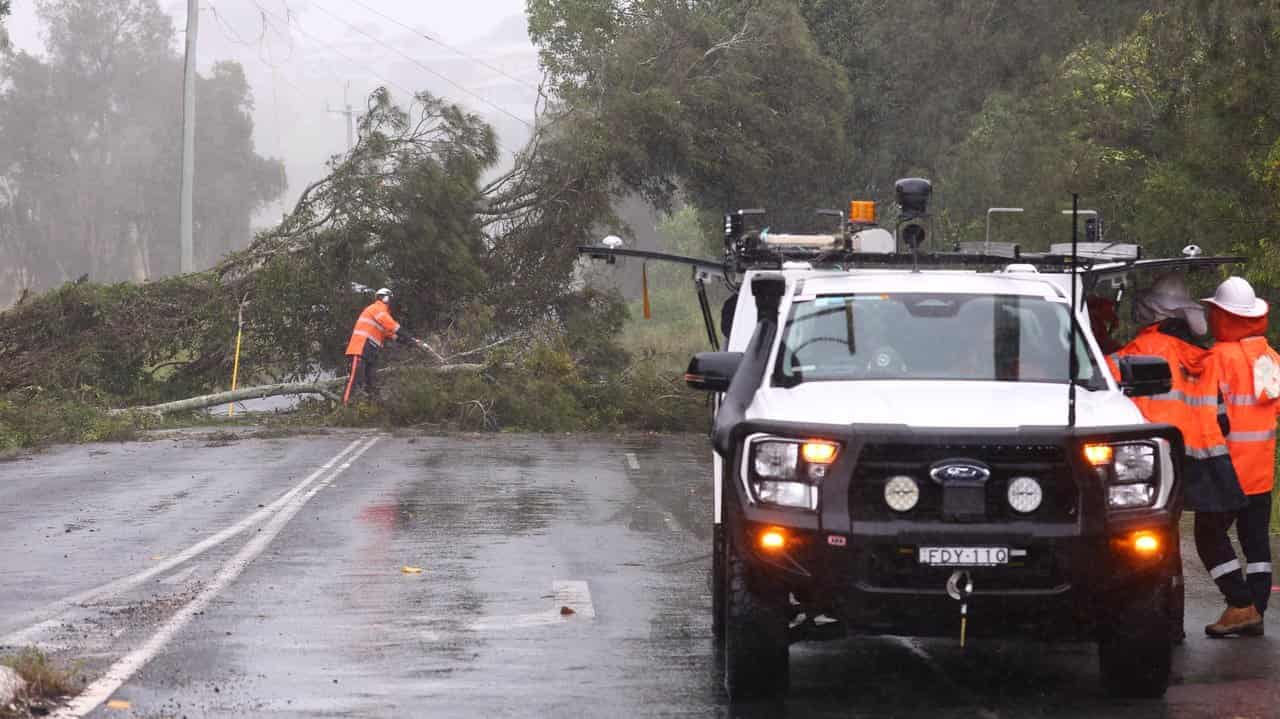 Calm before the storm as cyclone lurks off coast