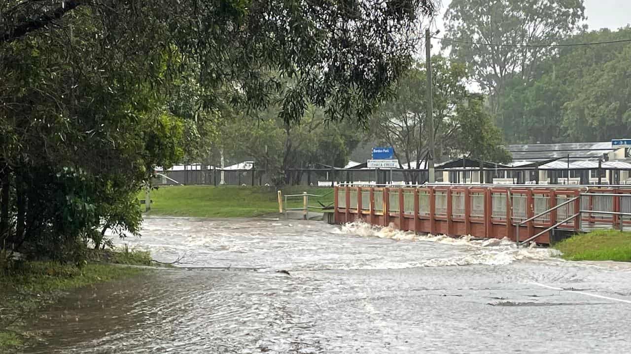 'Get to high ground': thousands face flooding threat