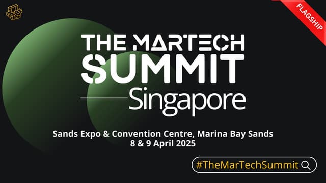 The MarTech Summit Asia @ Singapore, 8 & 9 April 2025 at Marina Bay Sands