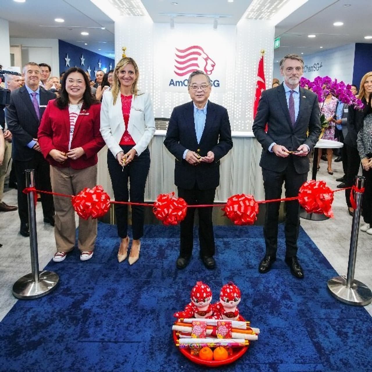 The American Chamber of Commerce in Singapore (AmChamSG) Launches Newly Expanded Hub with Mr. Gan Kim Yong, Deputy Prime Minister and Minister for Trade and Industry, Republic of Singapore