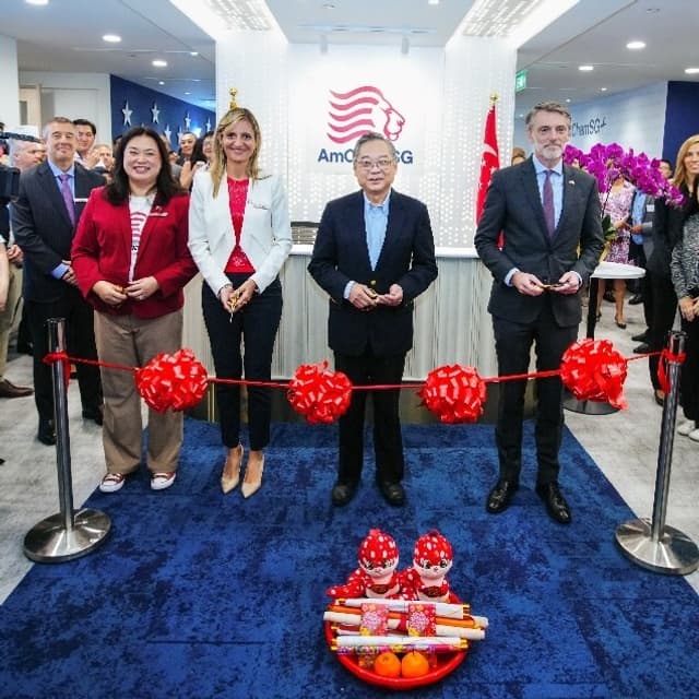 The American Chamber of Commerce in Singapore (AmChamSG) Launches Newly Expanded Hub with Mr. Gan Kim Yong, Deputy Prime Minister and Minister for Trade and Industry, Republic of Singapore