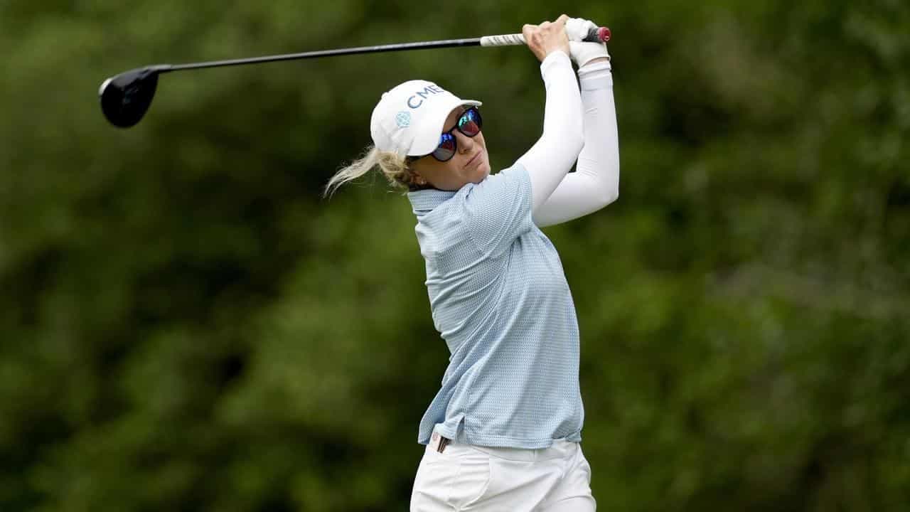 Belgian golfer de Roey salutes in Aust Women's Classic