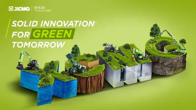 Solid Innovation For Green Tomorrow: XCMG to Launch New Energy Series and Lineup Over 40 Flagship Products at bauma 2025