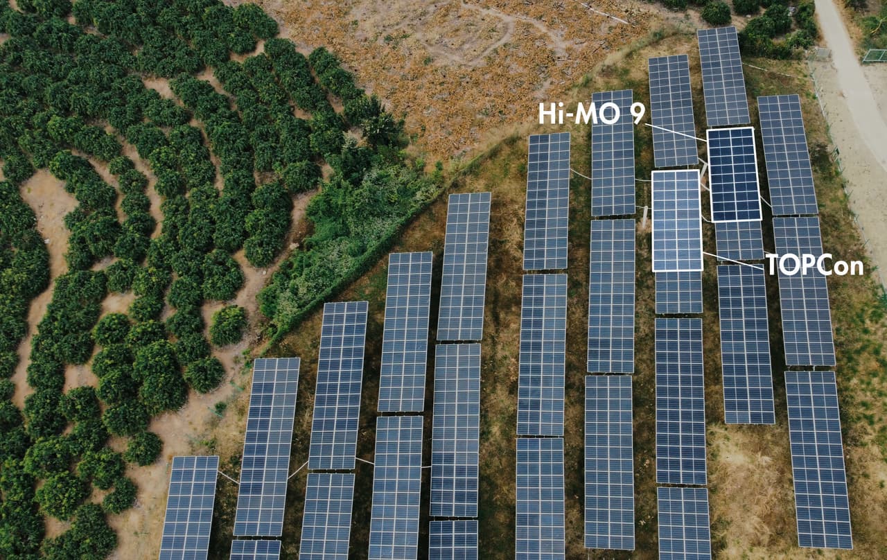 Hi-MO 9's power generation demonstration in Hainan achieves a gain of over 30%