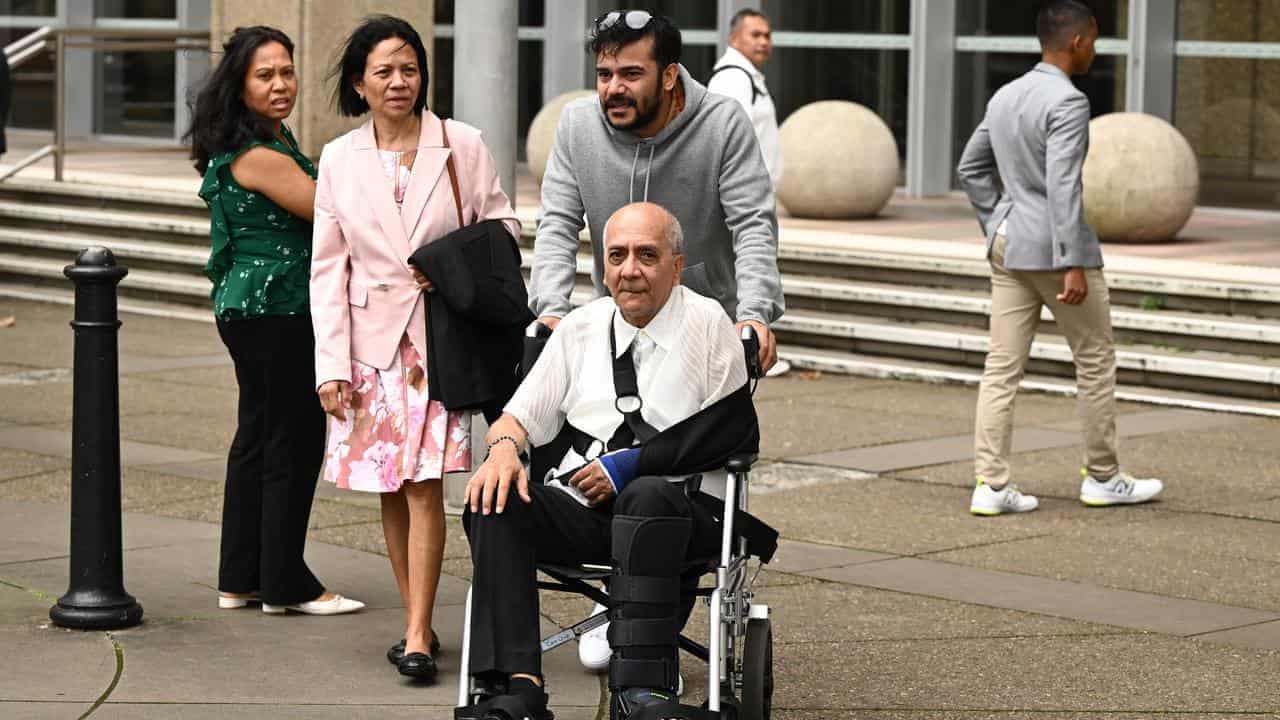 Family tears as man released over fatal neighbour feud