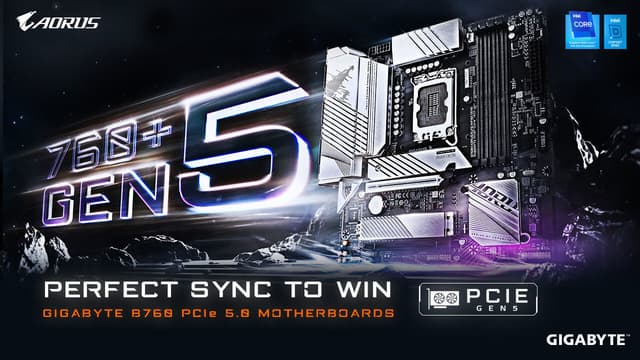 Perfect Sync to Win: Unlock the Full Power of PCIe 5.0 Graphics with GIGABYTE B760 GEN5 Motherboards