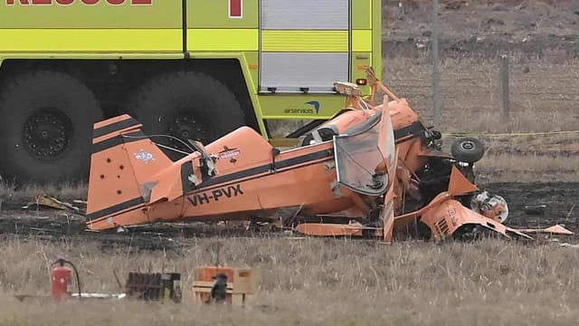 'Stunned': pilot fighting for life after air show crash