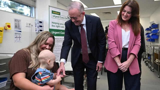 Albanese takes fight to Dutton in his own backyard