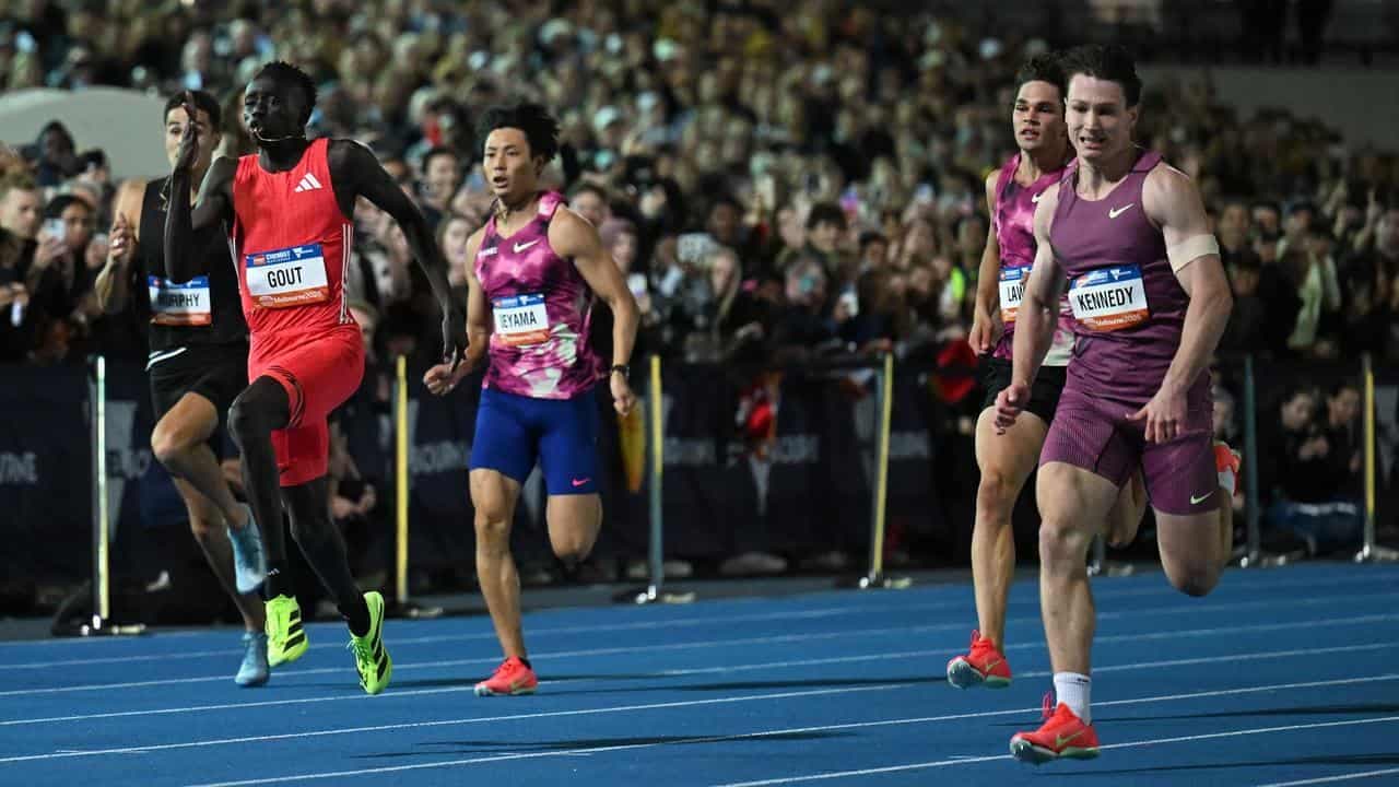 Kennedy edges Gout in 200m thriller in Melbourne
