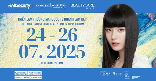 Vietbeauty & Cosmobeauté Vietnam 2025 co-locate with Beautycare Plus: Vietnam's Leading and Well-Recognized Beauty Trade Event Returns to Ho Chi Minh City