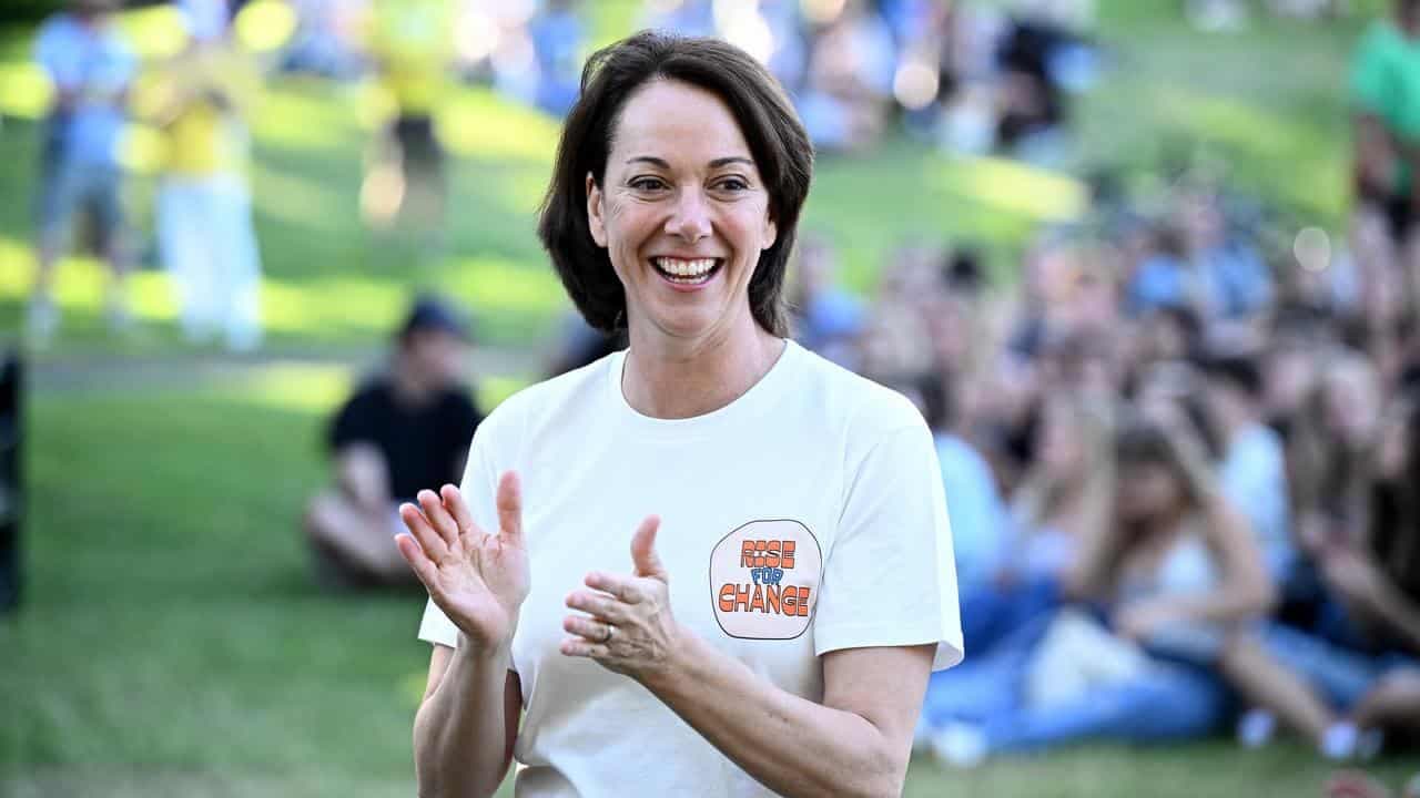 Politics and pop songs collide at teal campaign launch