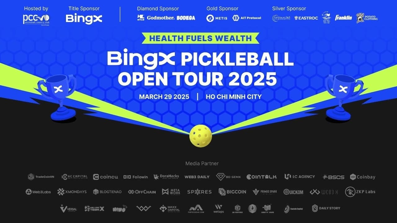 BingX Blends Web3 with Sports at the 2025 Pickleball Open in Vietnam