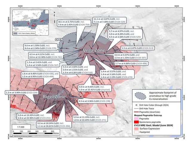Large, High-Grade Cesium Discovery Confirmed at Shaakichiuwaanaan, Canada