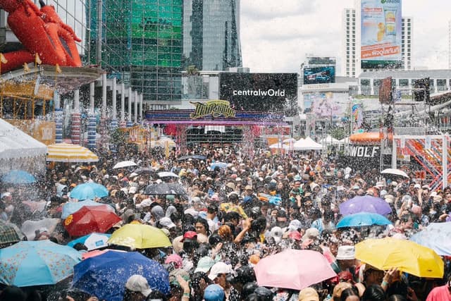 Spectacular Thailand's Songkran World Water Festival Sparkles Central World and Central Pattana Shopping Centers Nationwide, Drenching Over Ten Million Jubilant Revelers