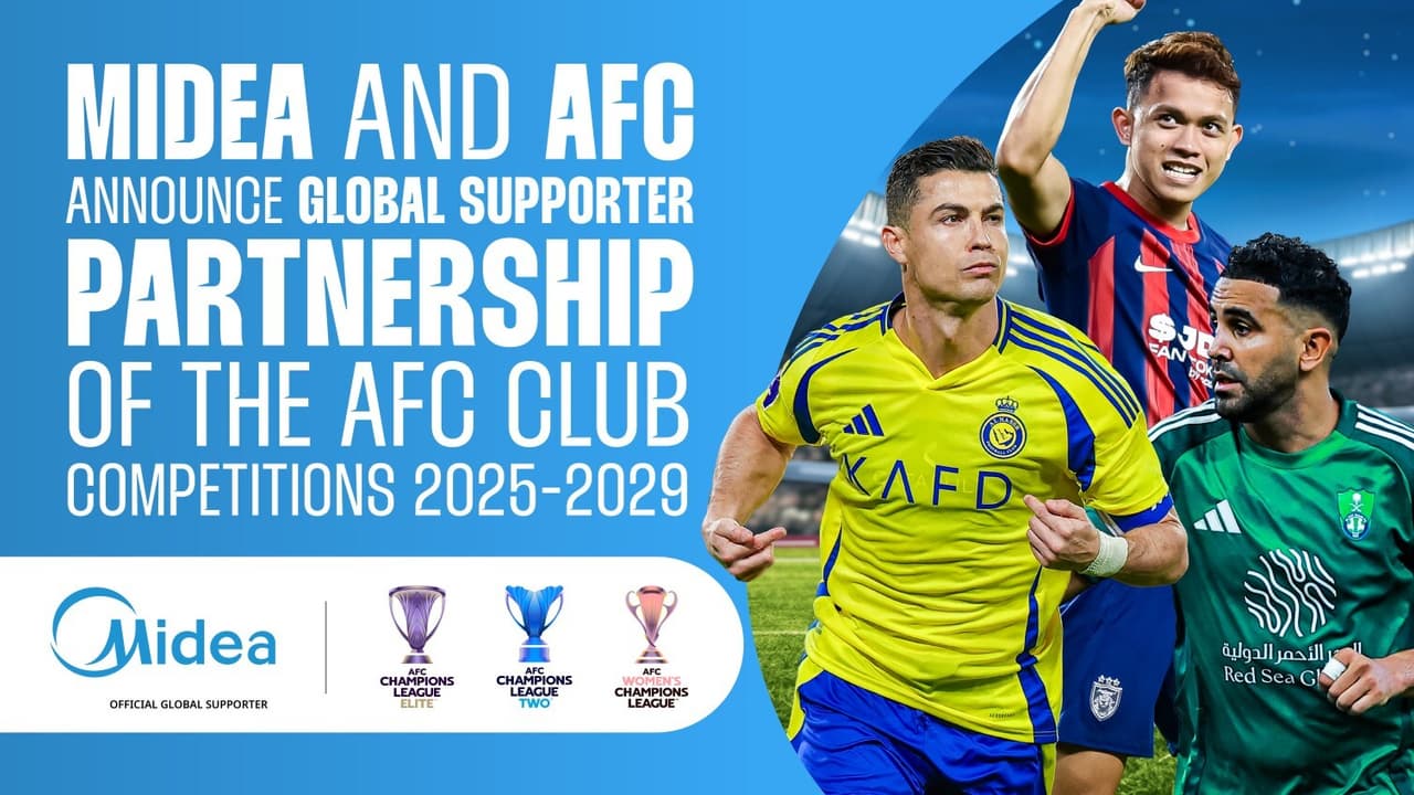 Midea becomes Global Supporter of the AFC's club competitions