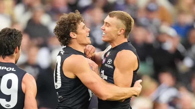 Blues show they're back with big AFL win over Cats