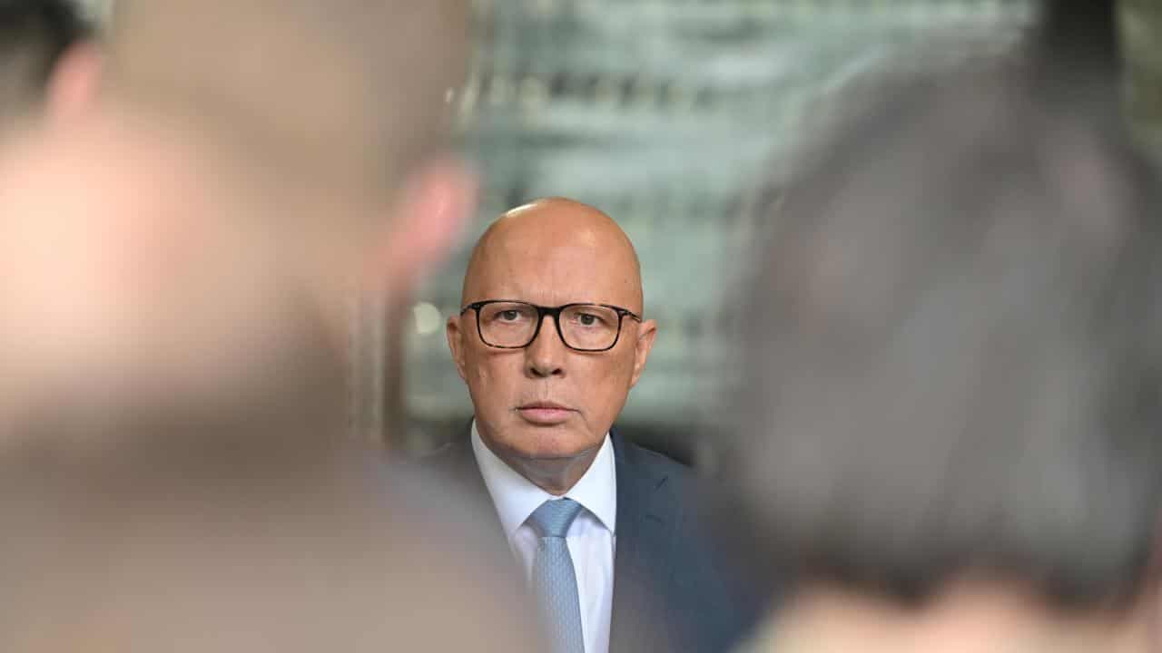 Dutton on the attack after election blitz hits a bump