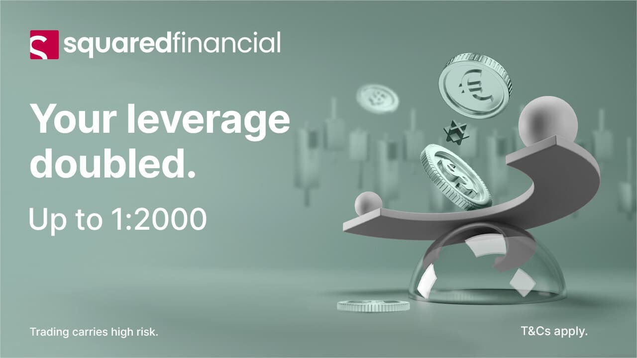 SquaredFinancial increases its leverage offering to up to 1:2000, empowering traders with greater flexibility