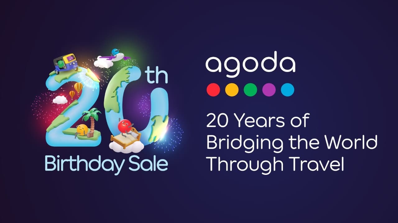 Agoda Invites Hoteliers to Join Milestone Campaign Celebrating Its 20th Birthday