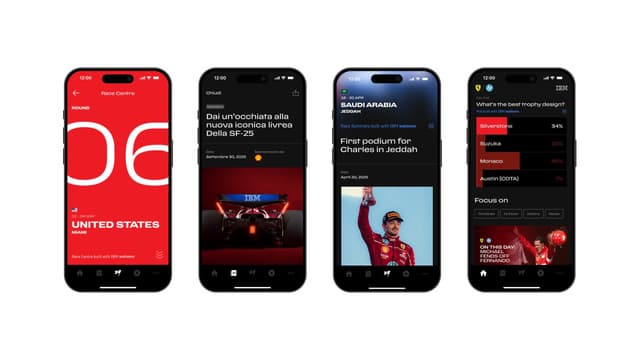 IBM and Scuderia Ferrari HP Debut Reimagined Mobile App to Supercharge Global Formula 1 Fan Experience