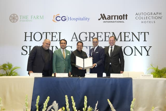 MARRIOTT INTERNATIONAL AND CG HOSPITALITY ANNOUNCE AGREEMENT TO LAUNCH THE FARM AT SAN BENITO, AUTOGRAPH COLLECTION IN THE PHILIPPINES