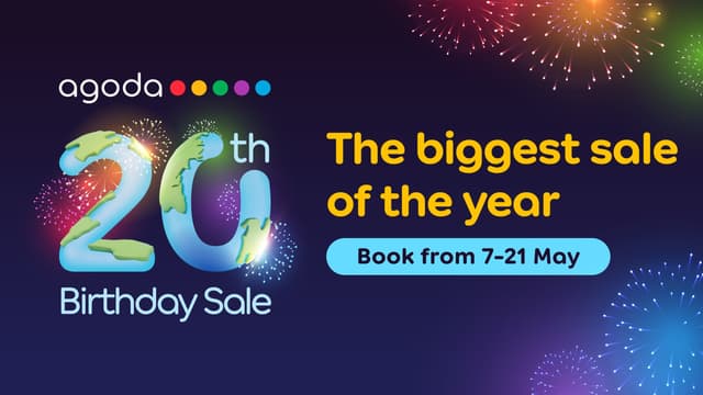 Agoda Hosts Spectacular Sale to Celebrate 20 Years of Travel