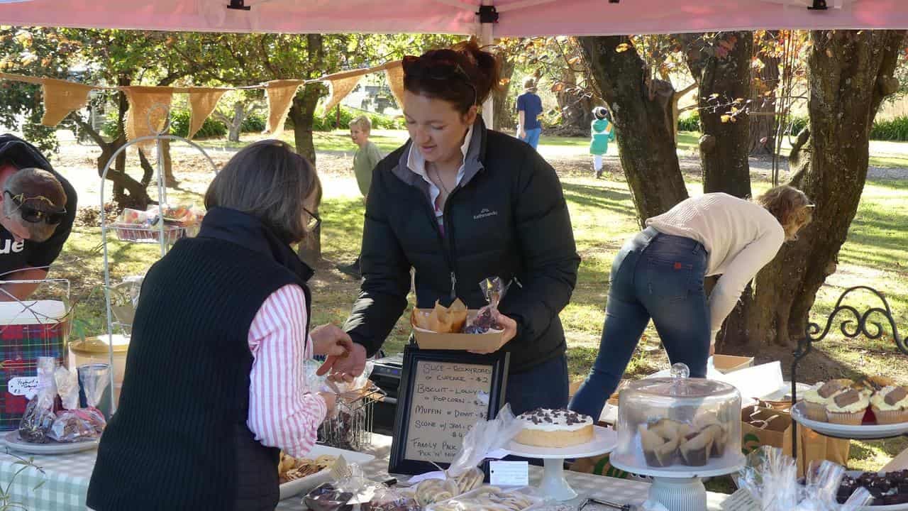 'Happy voting': country bake sales warm up rural voters