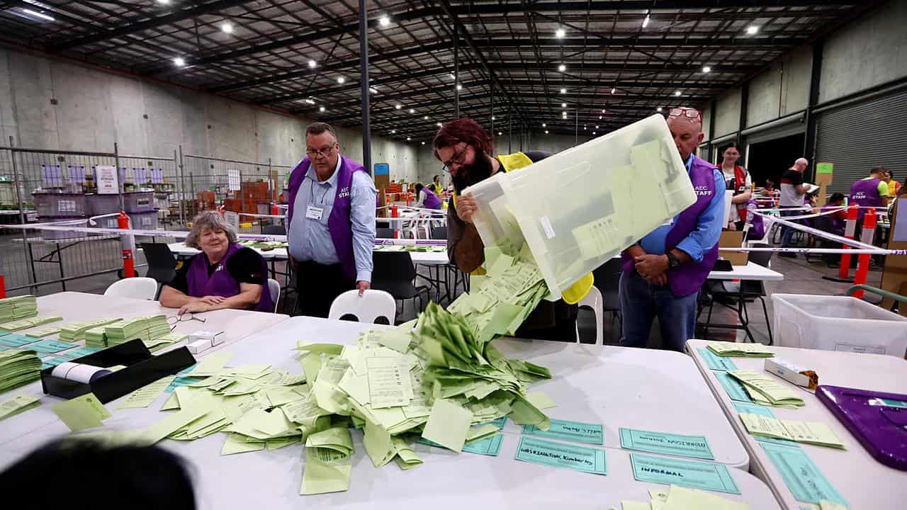 Vote count begins as Australians await election result
