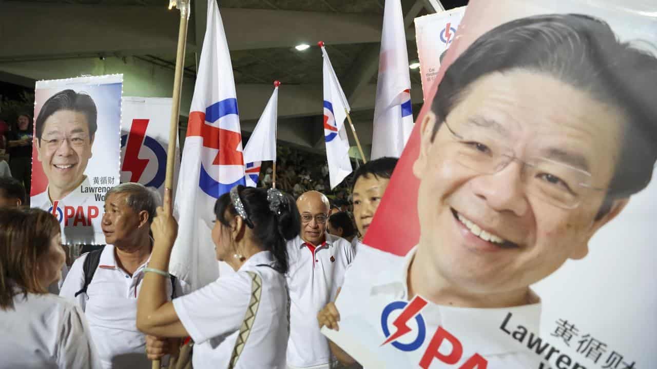 Singapore's long-ruling party on track to win election