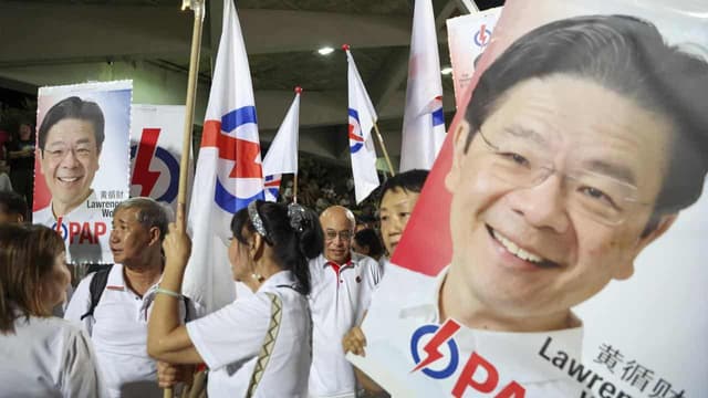 Singapore's long-ruling party on track to win election