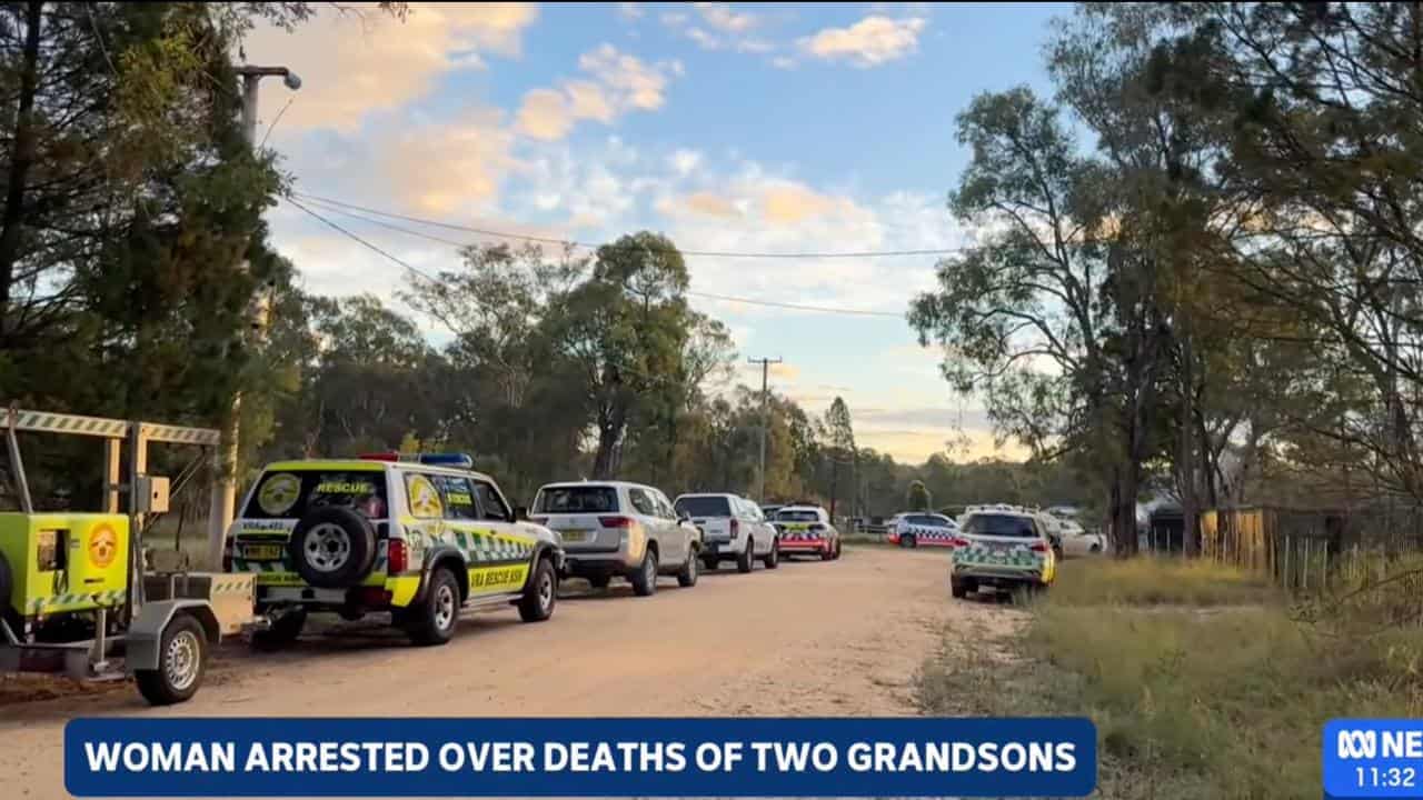Town shaken by boys' deaths as police guard grandmother