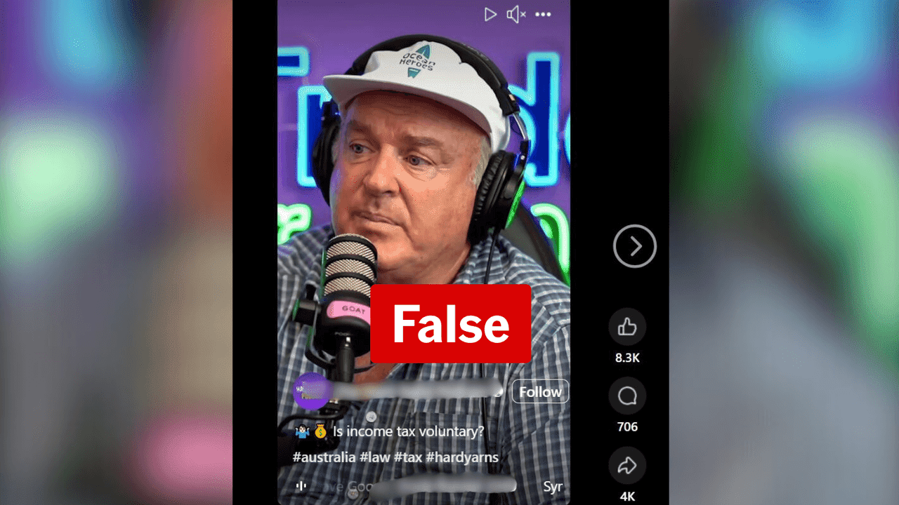 No, paying income tax is not voluntary in Australia