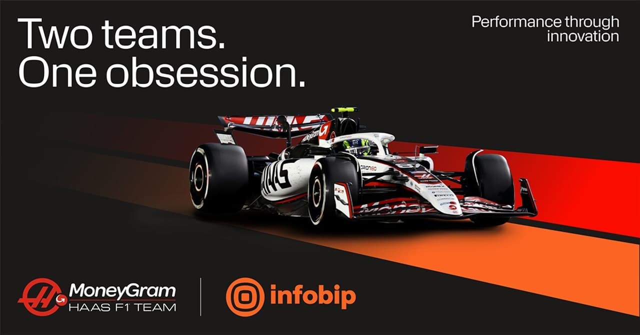 Infobip and the MoneyGram Haas F1 Team join forces to redefine F1 fan experiences