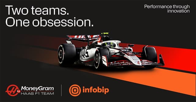 Infobip and the MoneyGram Haas F1 Team join forces to redefine F1 fan experiences