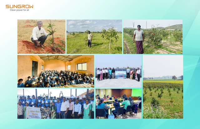 Empowering India's Future: Sungrow Drives Environmental Action and Community Growth