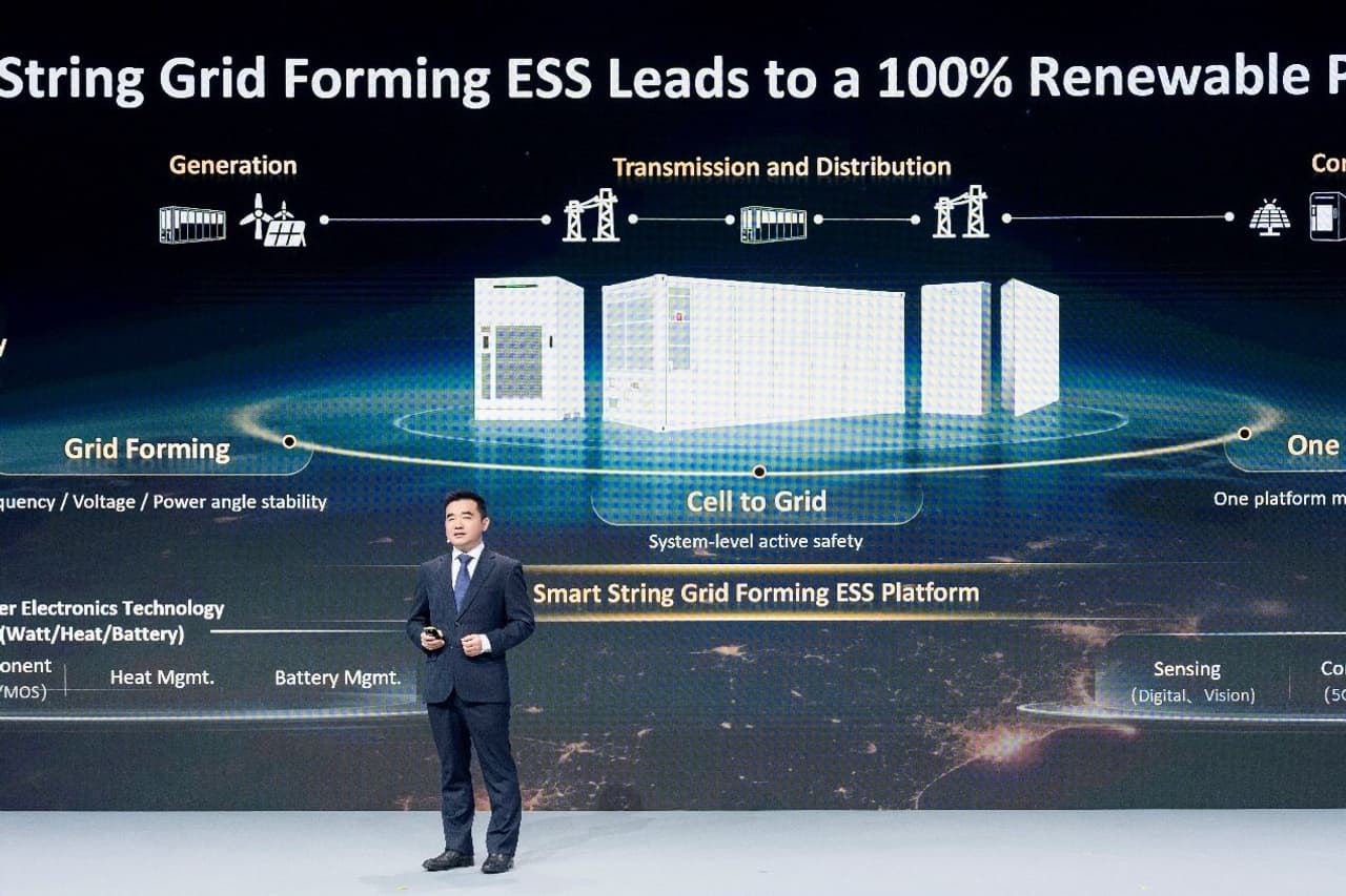 Huawei Digital Power's All-Scenario Grid Forming ESS Accelerates the Global Energy Transition and Construction of New Power Systems