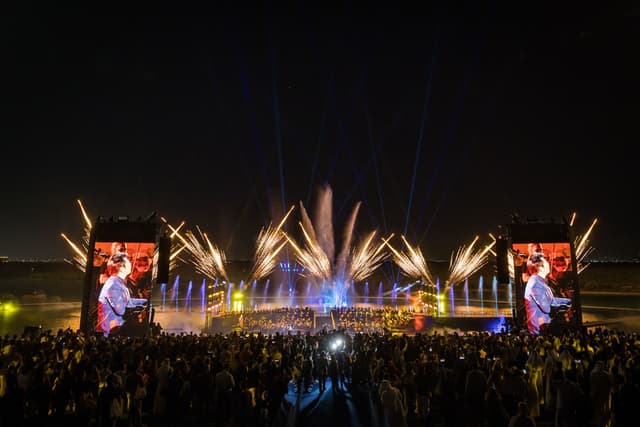 Yas Island Celebrates Announcement of Disney Theme Park Resort with a Record-Breaking Drone Show, Landmark Illuminations, Live Performances and Fireworks Spectacular