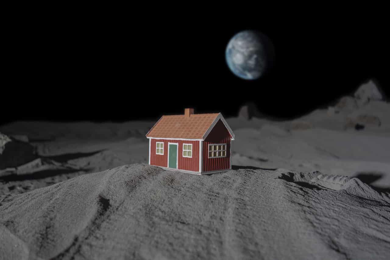 The Moonhouse: The First Ever House on the Moon - A Swedish Red Cottage Set to Land June 5