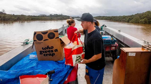 Locals finding connection in flood-isolated communities