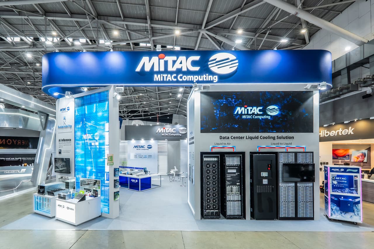 COMPUTEX 2025: MiTAC Powers Sustainable AI Data Centers with New Server & Cooling Tech